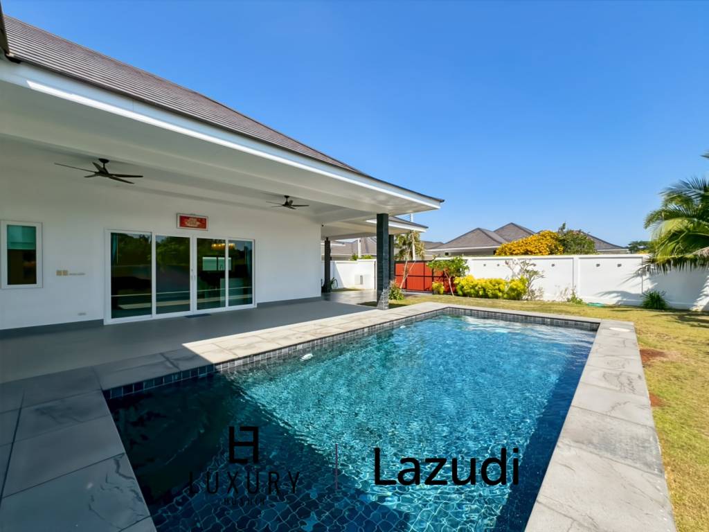 188 sqm Modern 3 Bedroom Pool villa on 638 Sqm Plot in Aria Hua Hin