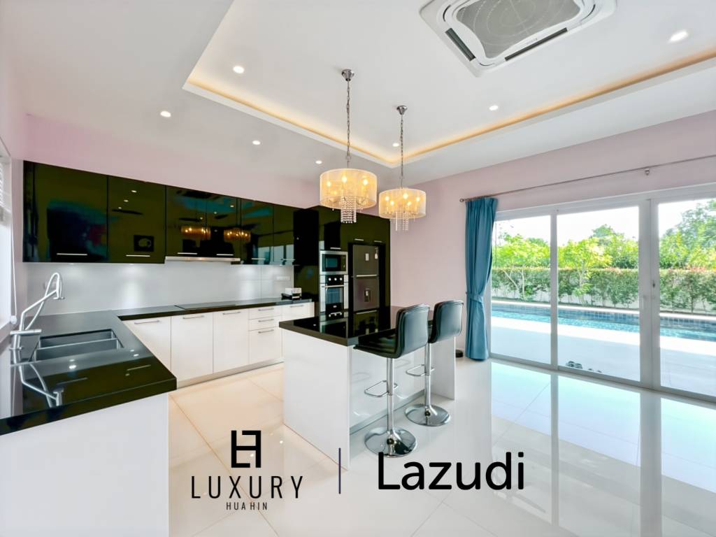 188 sqm Modern 3 Bedroom Pool villa on 638 Sqm Plot in Aria Hua Hin