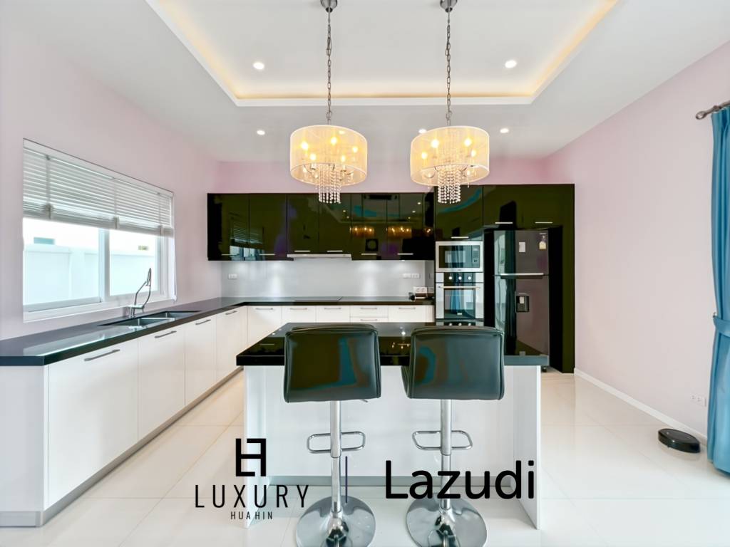 188 sqm Modern 3 Bedroom Pool villa on 638 Sqm Plot in Aria Hua Hin