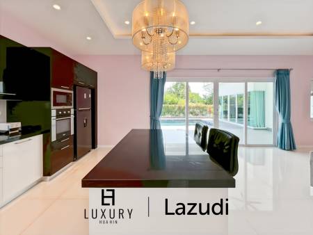 188 sqm Modern 3 Bedroom Pool villa on 638 Sqm Plot in Aria Hua Hin