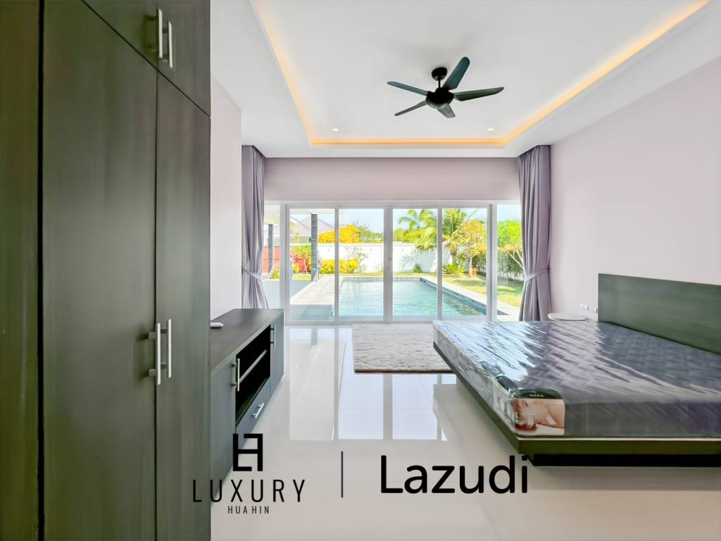 188 sqm Modern 3 Bedroom Pool villa on 638 Sqm Plot in Aria Hua Hin