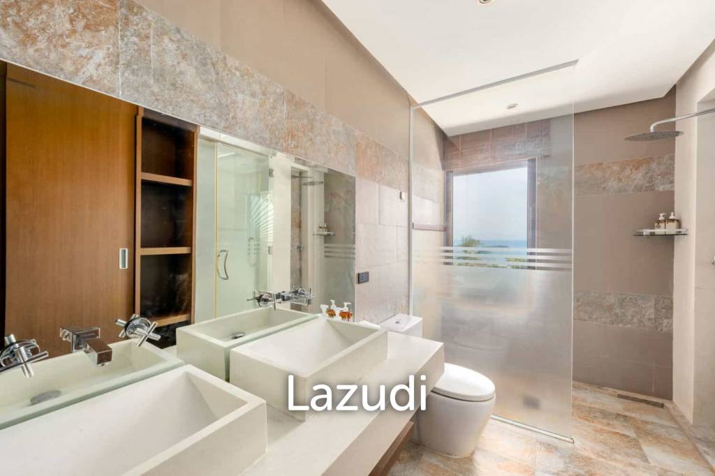 Prime Chaweng Noi 4-Bedroom Villa with Panoramic Sea Views & Strong Investment Potential