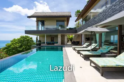 Prime Chaweng Noi 4-Bedroom Villa with Panoramic Sea Views & Strong Investment Potential