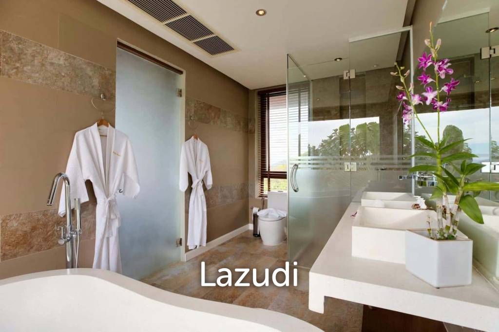 Prime Chaweng Noi 4-Bedroom Villa with Panoramic Sea Views & Strong Investment Potential