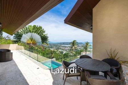 Prime Chaweng Noi 4-Bedroom Villa with Panoramic Sea Views & Strong Investment Potential