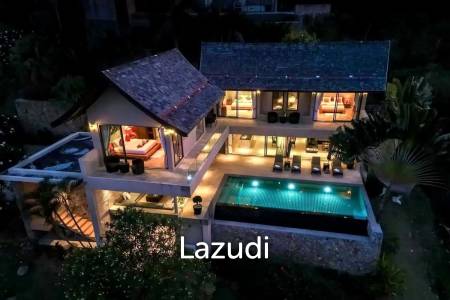 Prime Chaweng Noi 4-Bedroom Villa with Panoramic Sea Views & Strong Investment Potential