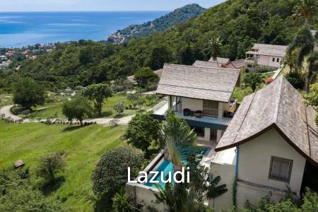 Prime Chaweng Noi 4-Bedroom Villa with Panoramic Sea Views & Strong Investment Potential