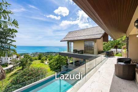 Prime Chaweng Noi 4-Bedroom Villa with Panoramic Sea Views & Strong Investment Potential