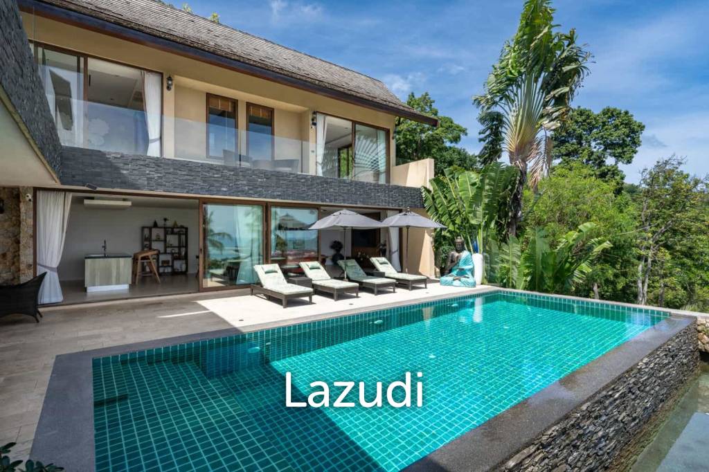 Prime Chaweng Noi 4-Bedroom Villa with Panoramic Sea Views & Strong Investment Potential