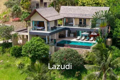 Prime Chaweng Noi 4-Bedroom Villa with Panoramic Sea Views & Strong Investment Potential