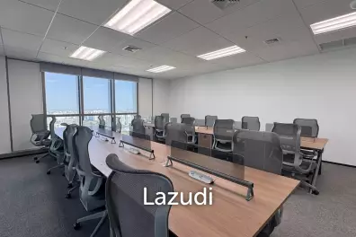 111 sqm modern high floor office in Huai Khwang Bangkok