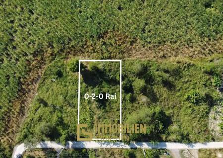 ที่ดินเปล่าริมถนนขนาด 2งาน ในหินเหล็กไฟ หัวหิน