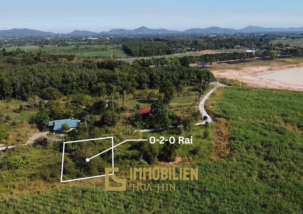 ที่ดินเปล่า 200 ตรว ล้อมรอบด้วยธรรมชาติ ใน หินเหล็กไฟ หัวหิน