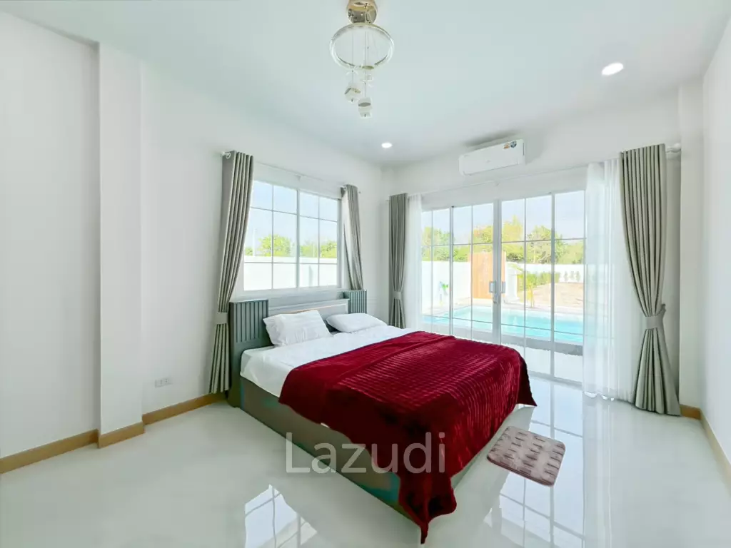 3 Bedroom Pool villa on 880 sqm land in Hin Lek Fai Hua Hin