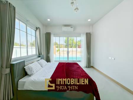 Terrain de 880 m² / entièrement meublé / piscine privée