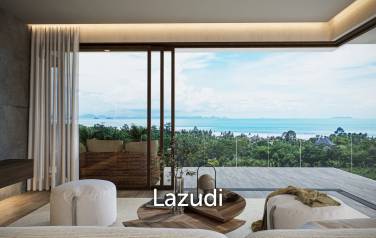 Top Floor 2-Bed Sea and Sunset View Apartment in Samui