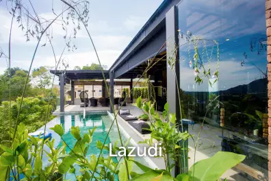 1,280sqm Mountain-view 4 -bed, Pool Villa in Manick Hillside