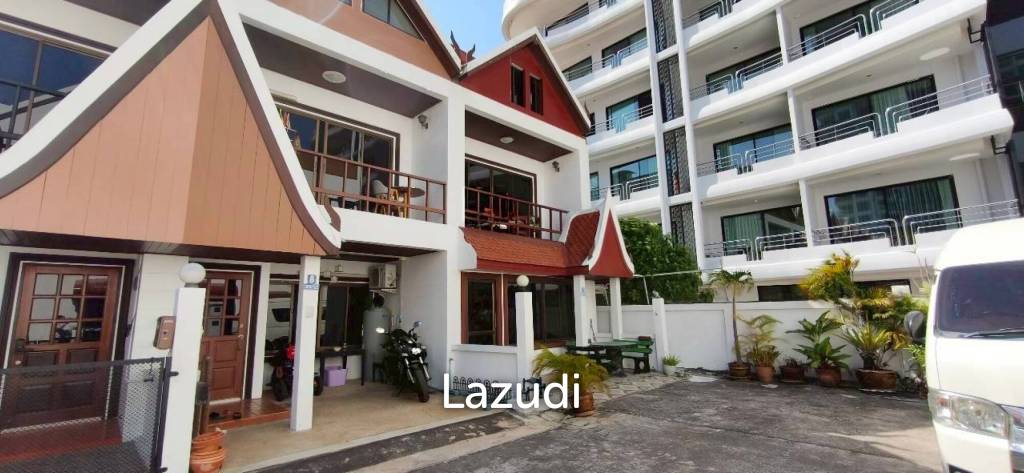 ทาวน์เฮ้าส์ 3 ชั้น 340 ตร.ม. ใจกลางพัทยา ทำเลหนองปรือ