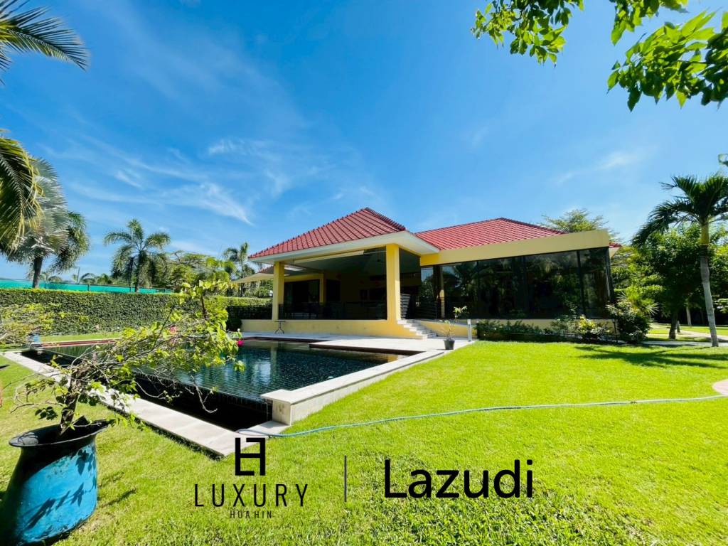 4 Bedroom Villa Large Pool on 2200 Sqm Plot in Baan Ing Phu Hua Hin