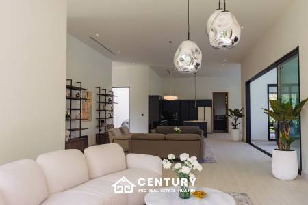 828 sqm modern pool villa on 3200 sqm in Springfield Estate Hua Hin, Cha-Am