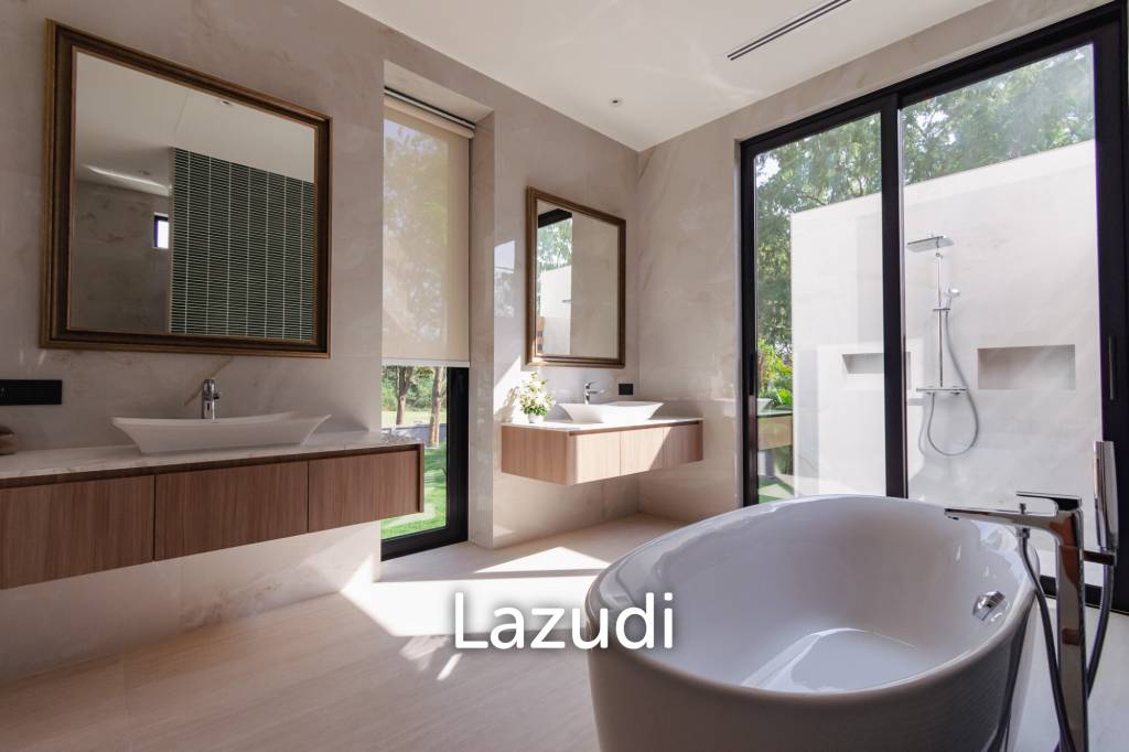 828 sqm modern pool villa on 3200 sqm in Springfield Estate Hua Hin, Cha-Am