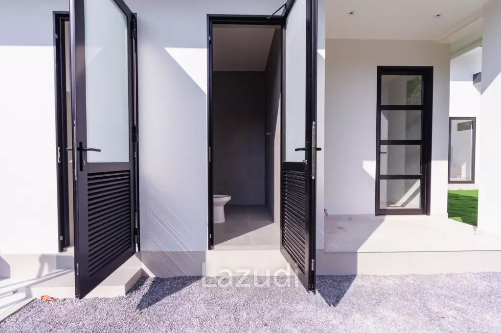 828 sqm modern pool villa on 3200 sqm in Springfield Estate Hua Hin, Cha-Am