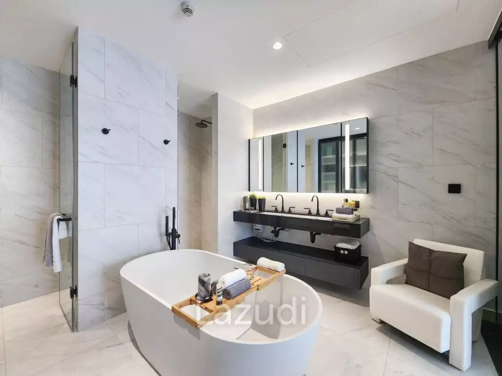 135 sqm modern 2 bedroom condo on 28th floor at Tait 12 Si Lom Bangkok