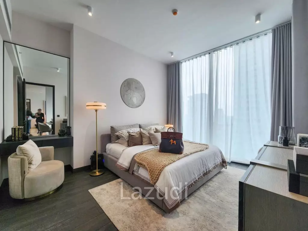 135 sqm modern 2 bedroom condo on 28th floor at Tait 12 Si Lom Bangkok