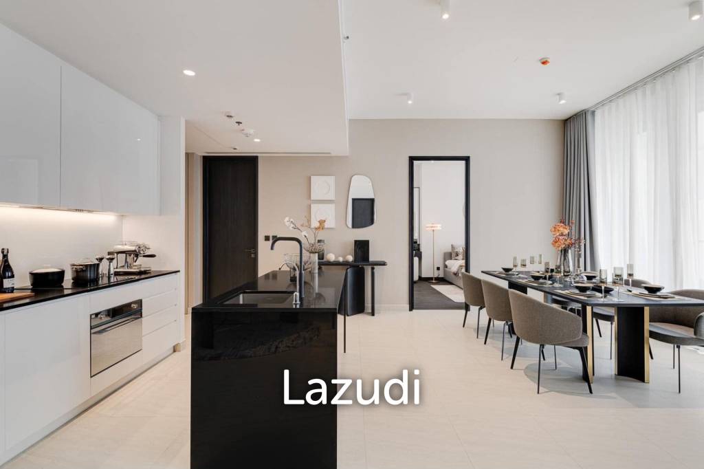 135 sqm modern 2 bedroom condo on 28th floor at Tait 12 Si Lom Bangkok