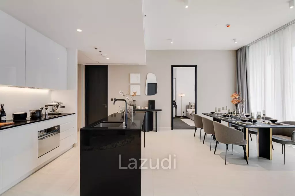 135 sqm modern 2 bedroom condo on 28th floor at Tait 12 Si Lom Bangkok
