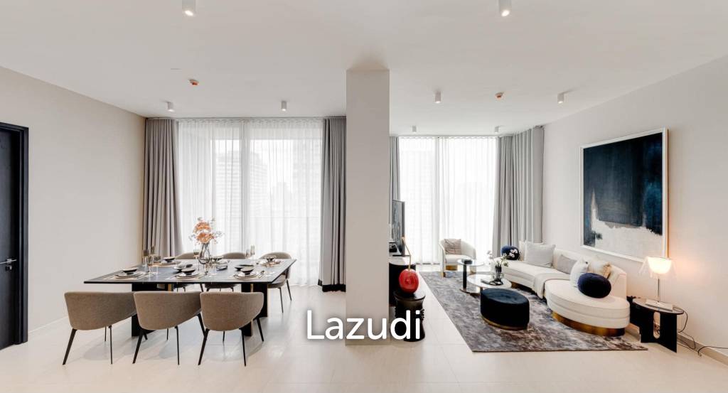 135 sqm modern 2 bedroom condo on 28th floor at Tait 12 Si Lom Bangkok
