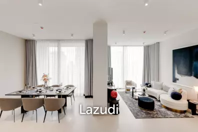 135 sqm modern 2 bedroom condo on 28th floor at Tait 12 Si Lom Bangkok