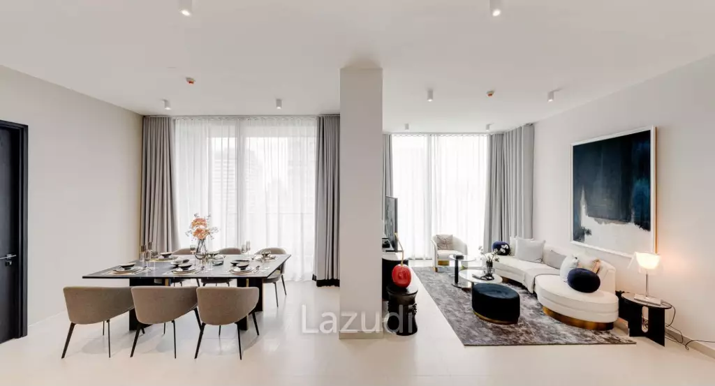 135 sqm modern 2 bedroom condo on 28th floor at Tait 12 Si Lom Bangkok