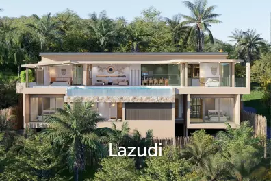 Luxury 5-Bedroom Villa with Cinema, Private Elevator & Sea Views