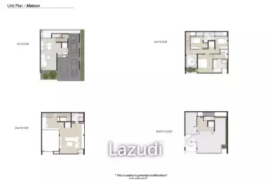 3 Bed 4 Bath Townhouse For Sale in CANVAS Rama 9