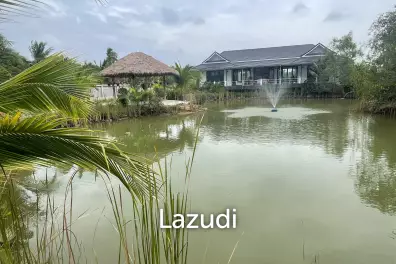 7,790 sq m plot of land / private fish pond / 420 sq m living and terrace space