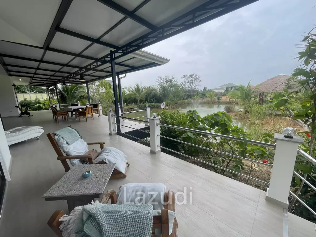 7,790 sq m plot of land / private fish pond / 420 sq m living and terrace space