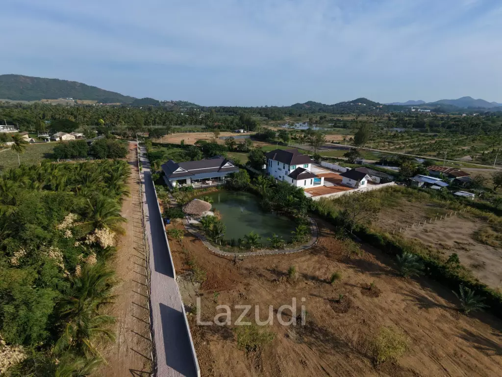 7,790 sq m plot of land / private fish pond / 420 sq m living and terrace space