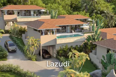 Contemporary Boutique 2-Bed Villas Mountain & Sea View in Lamai
