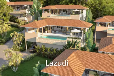 Contemporary Boutique 3-Bed Villas Mountain & Sea View in Lamai