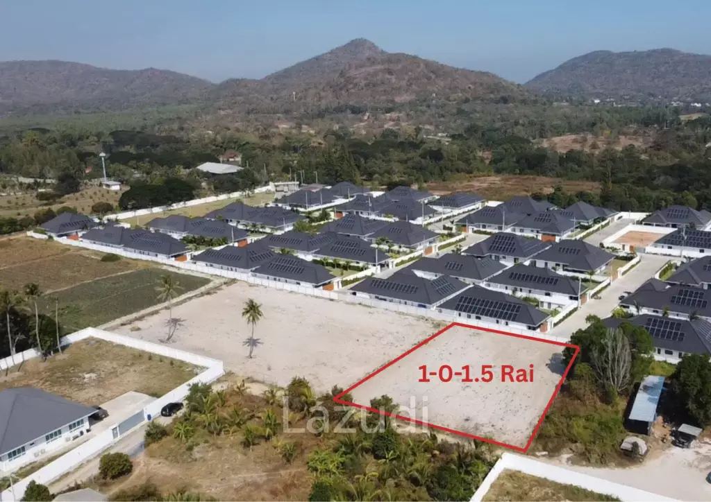 1-0-1.5Rai Residential Land Near The Cloud 2 in Hin Lek Fai Hua Hin