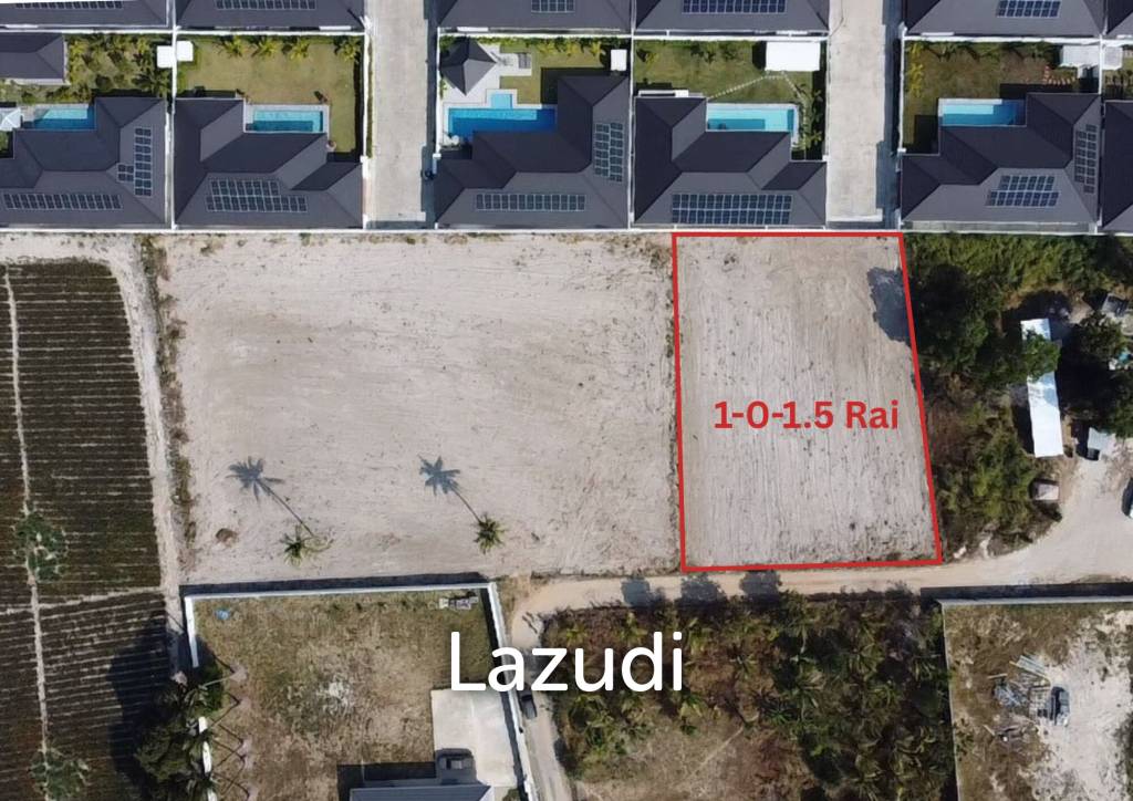 1-0-1.5Rai Residential Land Near The Cloud 2 in Hin Lek Fai Hua Hin