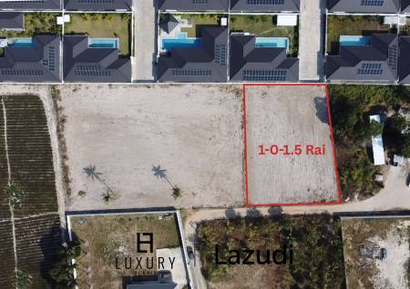 1-0-1.5Rai Residential Land Near The Cloud 2 in Hin Lek Fai Hua Hin