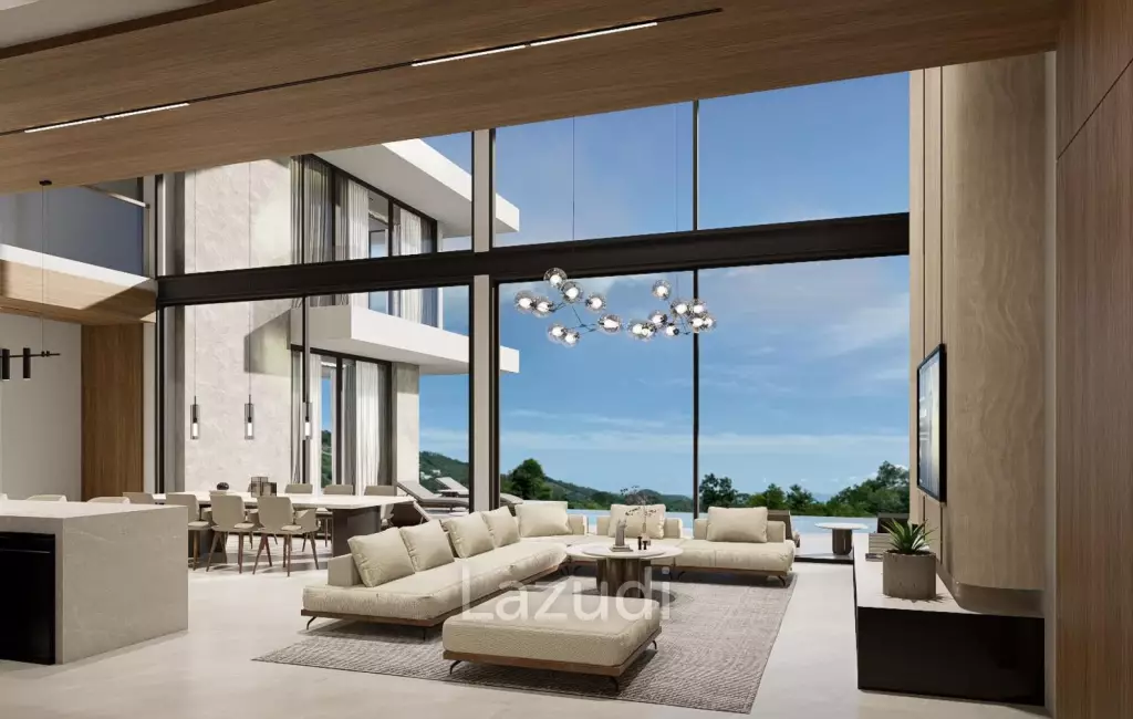 Ultra-Luxury 4-Bedroom Sea View Villa in Bophut Hills