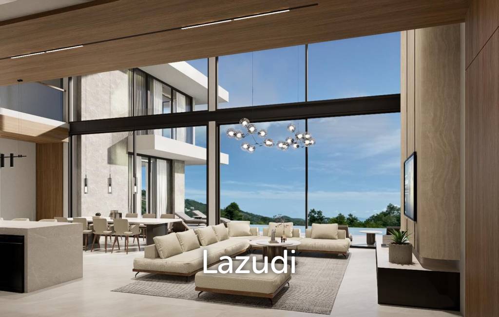 Ultra-Luxury 4-Bedroom Sea View Villa in Bophut Hills