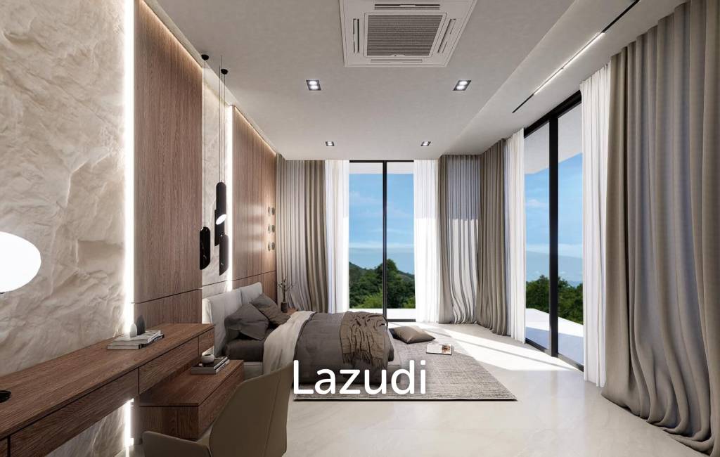 Ultra-Luxury 4-Bedroom Sea View Villa in Bophut Hills