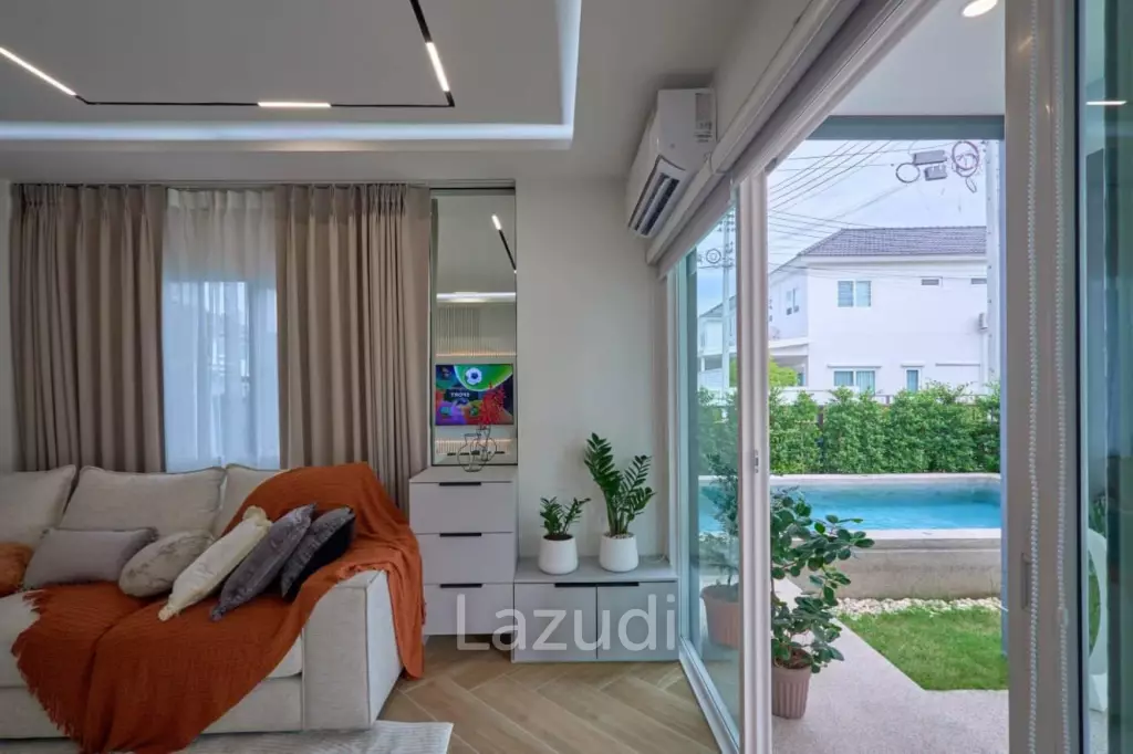 Brand-New 2-Storey House with Private Pool for Rent & Sale in Chalong