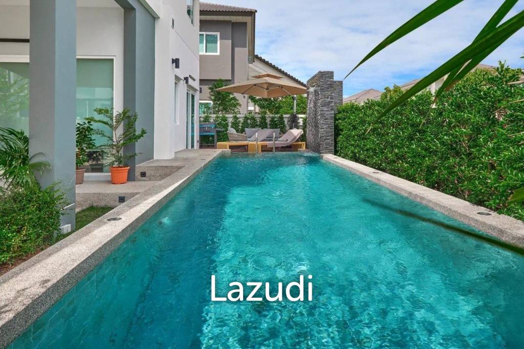 Brand-New 2-Storey House with Private Pool for Rent & Sale in Chalong