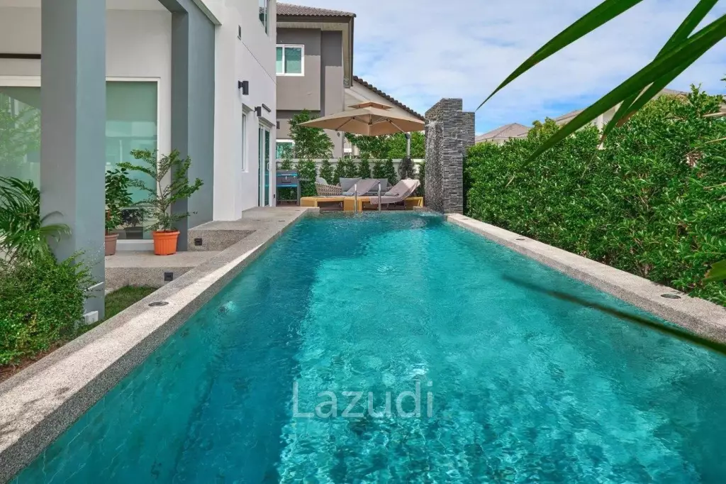 Brand-New 2-Storey House with Private Pool for Rent & Sale in Chalong