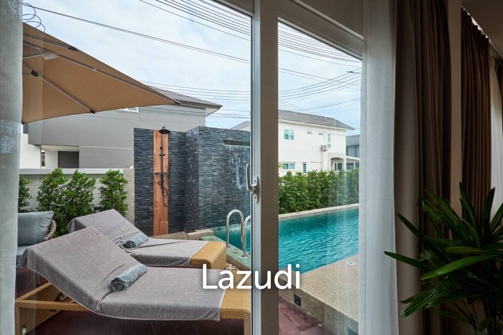 Brand-New 2-Storey House with Private Pool for Rent & Sale in Chalong